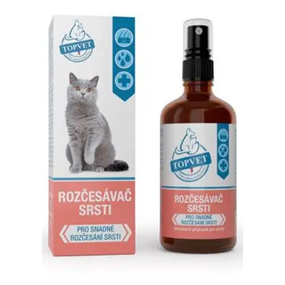 Rozčesávač srsti pro kočky Topvet 100ml