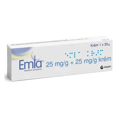 Emla 25mg/g+25mg/g krém 1x30g