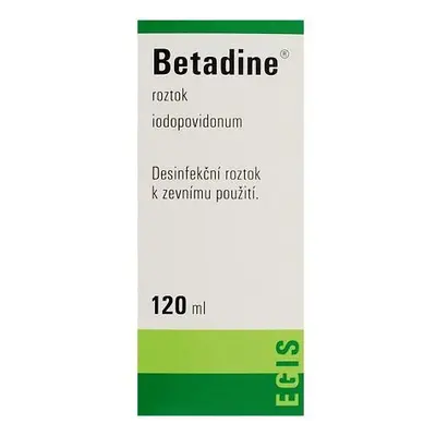 Betadine 100mg/ml kožní roztok 120ml