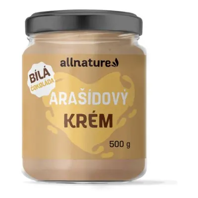 Allnature Arašídový krém bílá čokoláda 500 g