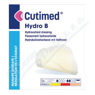 Cutimed Hydro B 10cmx10cm hydrokoloidní krytí na rány 5 kusů