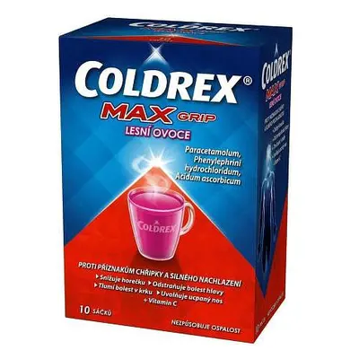 Coldrex Maxgrip Lesní Ovoce 10 sáčků