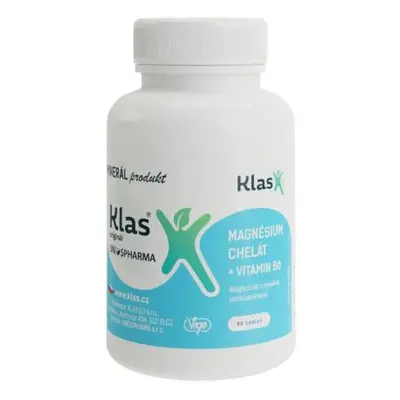 Klas Magnésium chelát + vit.B6 90 tablet