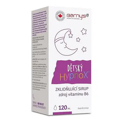 Barnys Dětský Hypnox Zklidňující Sirup 120ml