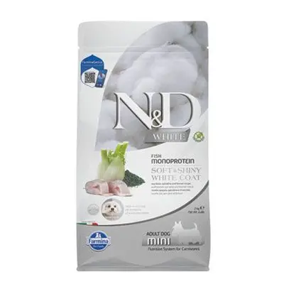 N&D White Dog Adult Mini Sea Bass&spirulina&fenn 2kg