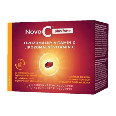 Novo C plus forte lipozomální vitamín C 60 tobolek