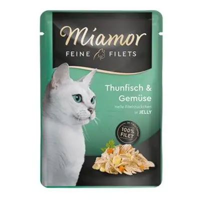 Miamor Cat Filet Kapsa Tuňák Zelenina V želé 100g