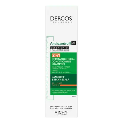 Vichy Dercos šampon a kondicionér lupy 2v1 200ml