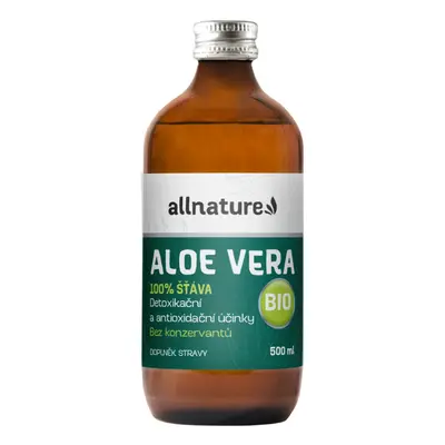 Allnature Aloe Vera 100% šťáva Bio 500ml