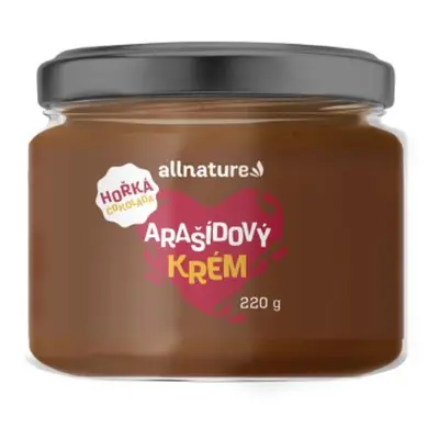 Allnature Arašídový krém hořká čokoláda 220 g