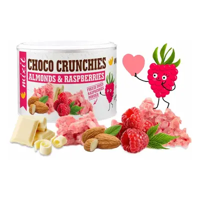 Mixit Crunchies - Malinové čokohrudky s mandlemi 140 g