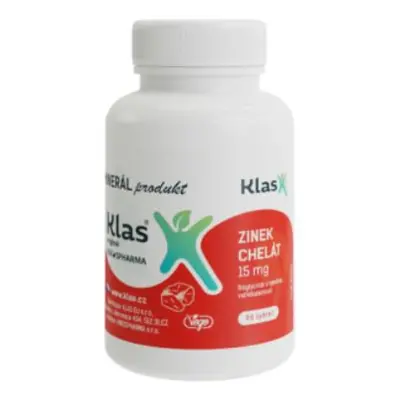 Klas Zinek chelát 15mg 90 tablet