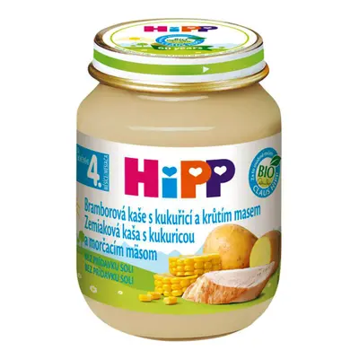 Hipp Bram.kaše S Kukuřicí A Krůtím M.bio 4/6m 125g