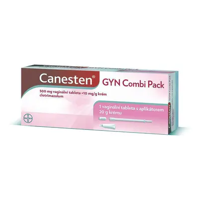 Canesten Gyn Combi Pack krém a vaginální tableta 1ks