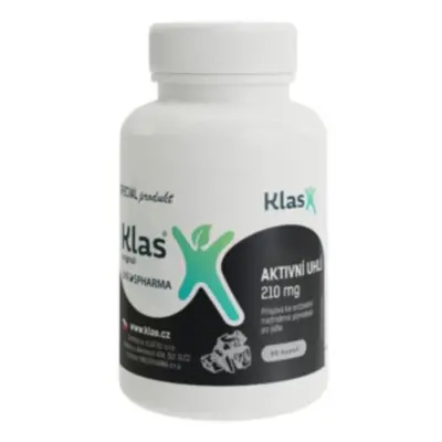 Klas Aktivní uhlí 210mg 90 tablet