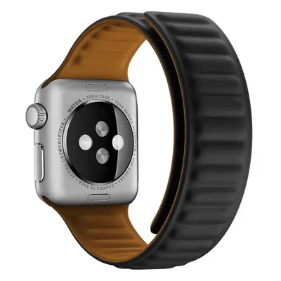 eses Silikonový magnetický řemínek pro Apple Watch - Černý 42mm, 44mm, 45mm, 49mm