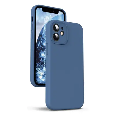 Silikonový kryt pro iPhone 12 - Modrý