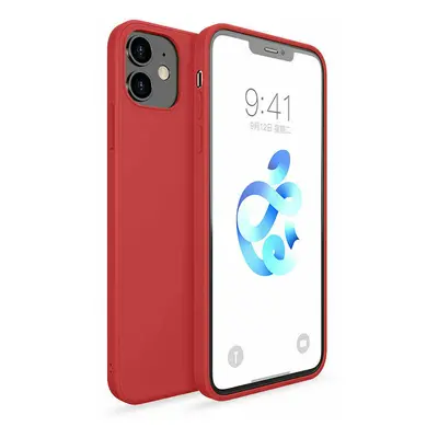 Silikonový kryt pro iPhone 12 Pro Max - Červený