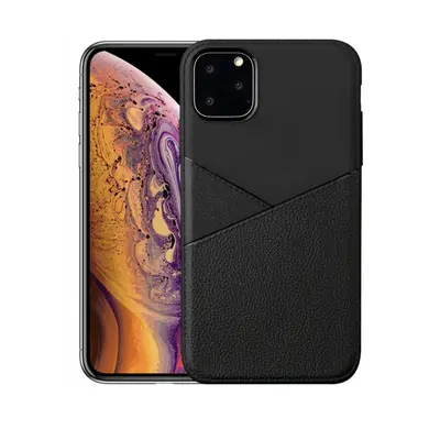 Tenký silikonový kryt Split na iPhone 11 Pro Max - černá