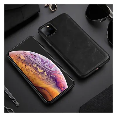 Kryt X-Level z umělé kůže na iPhone 11 Pro - černá