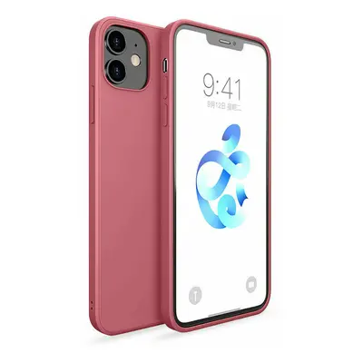 Silikonový kryt pro iPhone 12 Pro Max - Tmavě růžový