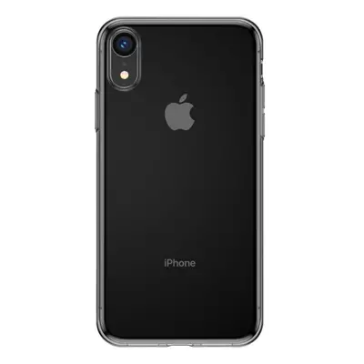 Silikonový kryt Baseus na iPhone XR - černá transparentní