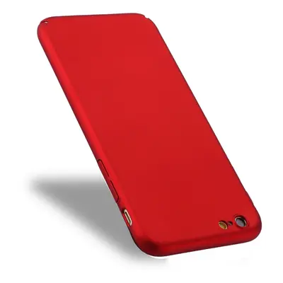 Pogumovaný plastový kryt na iPhone 6 Plus/ 6S Plus - Cardinal Red