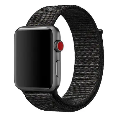 eses Nylonový řemínek pro Apple Watch - Černý 38mm, 40mm, 41mm