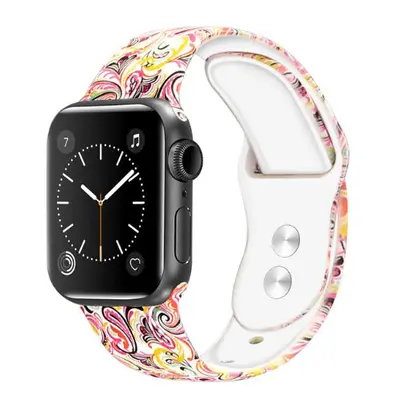 eses Silikonový řemínek pro Apple Watch - Vzorovaný 38mm, 40mm, 41mm