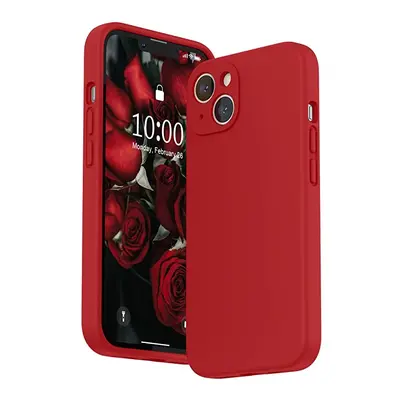 Silikonový kryt pro iPhone 13 mini - Červený