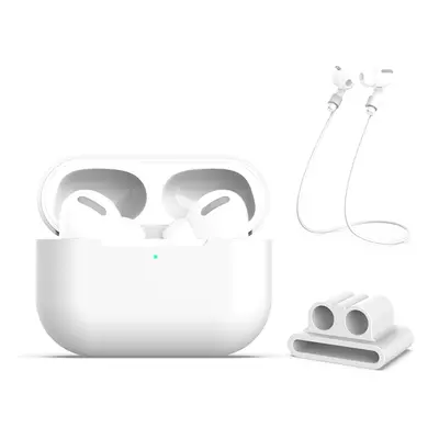 Silikonový obal pro Airpods Pro (Sada 3 ks) - bílá