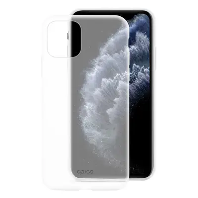 Silikonový na iPhone 11 Pro Max - bílá průhledná