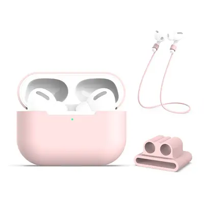 Silikonový obal pro Airpods Pro (Sada 3 ks) - růžová