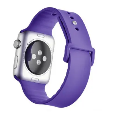 eses Silikonový vlnitý řemínek pro Apple Watch - Fialový 42mm, 44mm, 45mm, 49mm