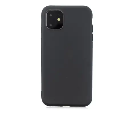 Matný silikonový obal na iPhone 11 - černá