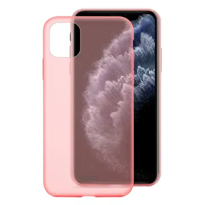 Silikonový kryt na iPhone 11 Pro - růžová průhledná