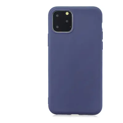 Matný silikonový kryt na iPhone 11 Pro - tmavě modrá