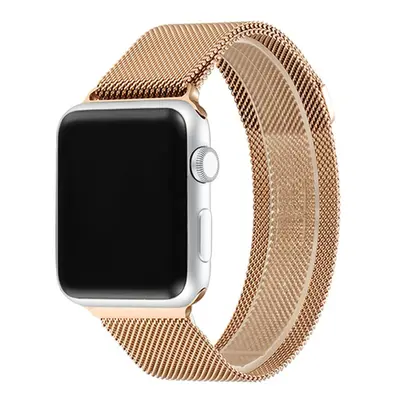 eses Milánský tah pro Apple Watch - Růžově zlatý 38mm, 40mm, 41mm