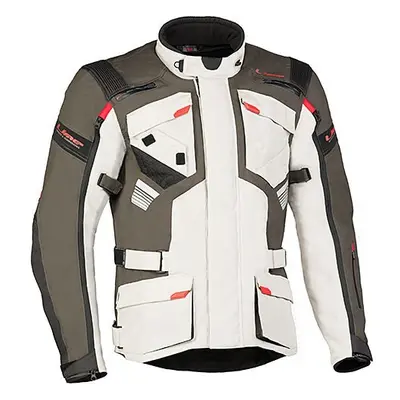 MBW GT ADVENTURE JACKET pánská textilní bunda na motorku sv. tm. šedá Velikost.: