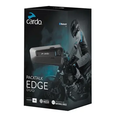 Cardo PACKTALK EDGE DUO interkom na motocykl pro 2 osoby