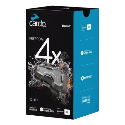 Cardo FREECOM 4X (JBL) DUO Interkom na motocykl pro 2 osoby