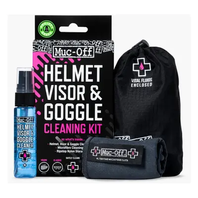 MUC-OFF HELMET VISOR & GOGGLE CLEANING KIT NEW čistící sada