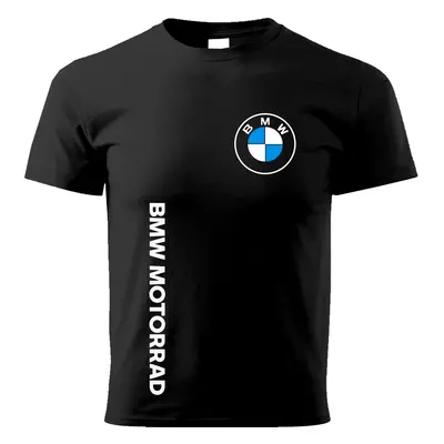 PRINT Pánské triko motivem BMW Motorrad černé Velikost.: