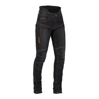 MBW REBEKA KEVLAR JEANS - dámské černé Velikost.: