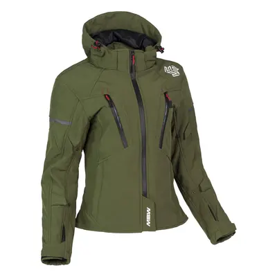 MBW HANA softshell olive green dámská moto bunda Velikost.: