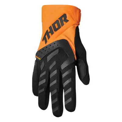 THOR SPECTRUM ORANGE/BLACK 2022 motokrosové rukavice Velikost.: