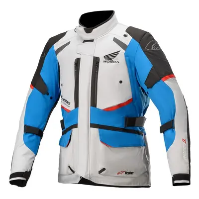 bunda ANDES DRYSTAR HONDA kolekce, TECH-AIR 5 kompatibilní, ALPINESTARS (světle šedá/černá/modrá