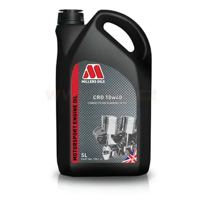 MILLERS OILS CRO 10W40, olej pro zajíždění výkonných motorů 5 l