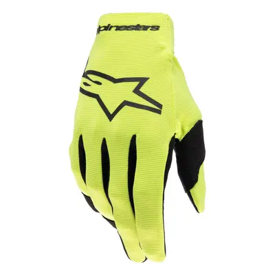 ALPINESTARS rukavice RADAR, ALPINESTARS, dětské (žlutá fluo/černá) 2025 Velikost/Provedení: