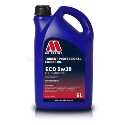 MILLERS OILS Trident Professional ECO 5w30, plně syntetický, 5 l